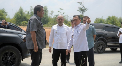 Gubernur Jambi Tegaskan Pembangunan Sekolah Rakyat dan Komplek Perumahan BTN Bungo Green City Harus Sejalan